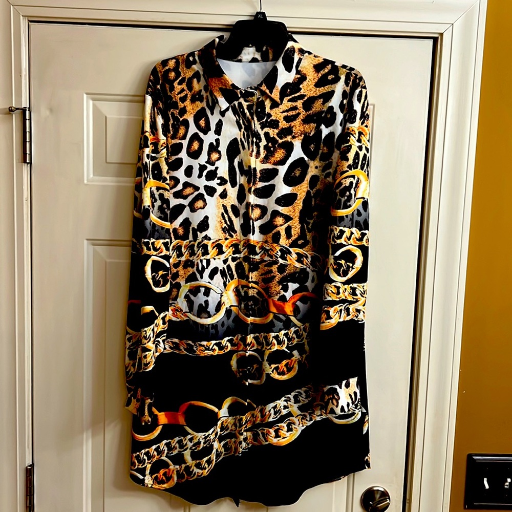 Worn once Women’s blouse Long Sleeve Button Down Shirts Dressy Casual Top